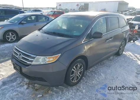 2011 Honda Odyssey Ex-L z USA, uszkodzony, nr VIN 5FNRL5H64BB049257